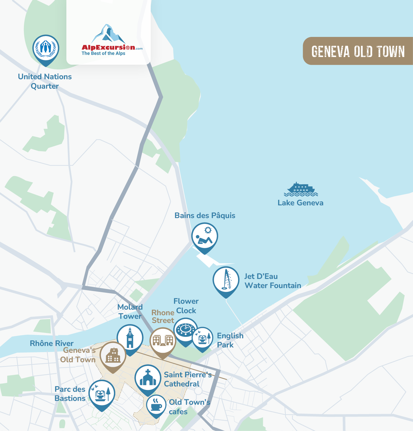 Guided Walking Tour in Geneva