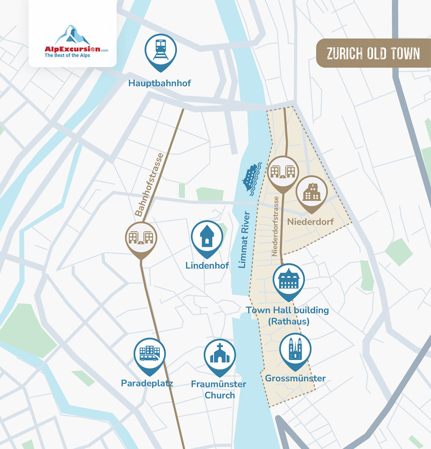 Guided Walking Tour in Zurich