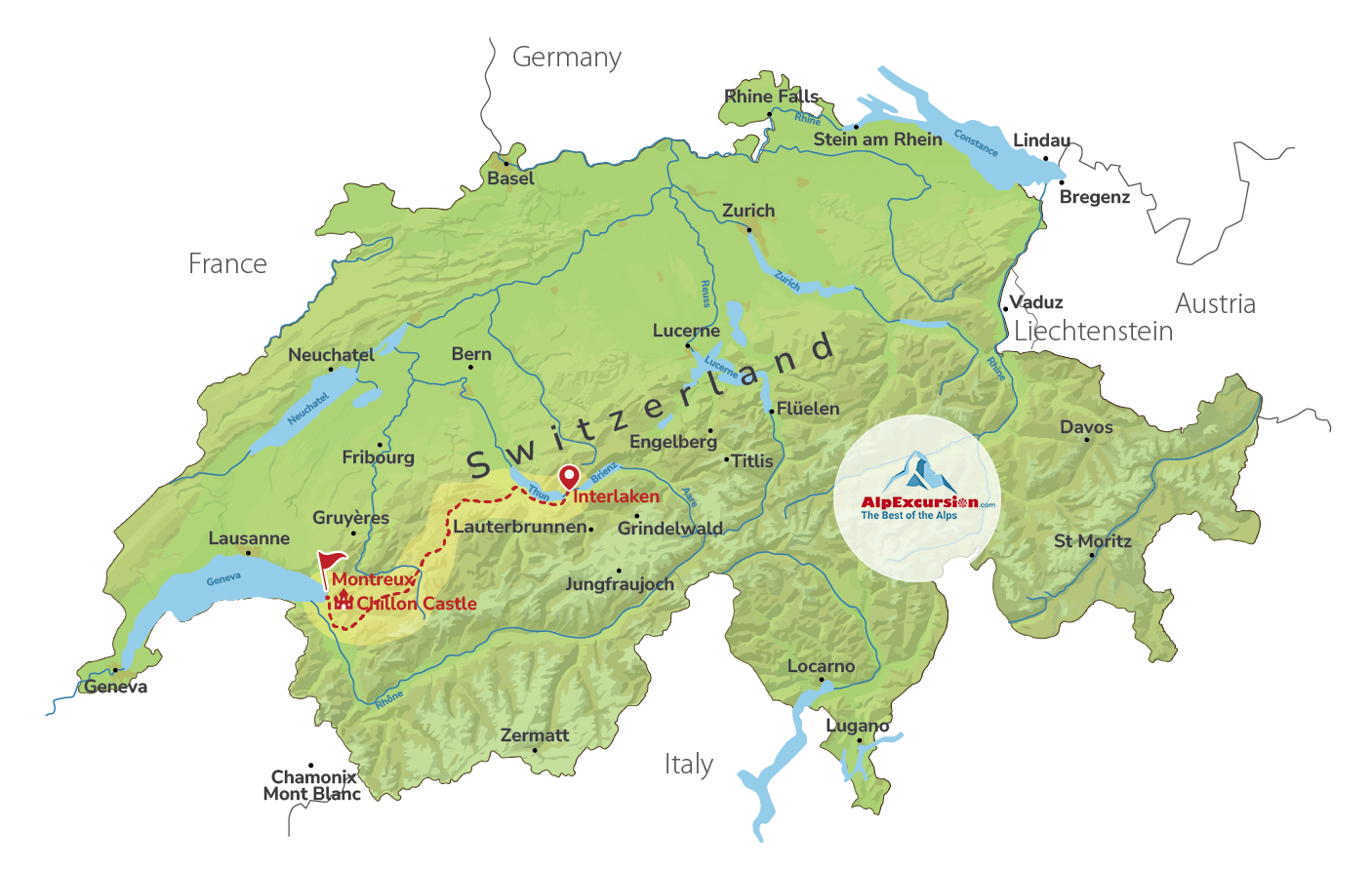 A Taste of History: Chillon Castle & Wine Tasting Adventure from Interlaken