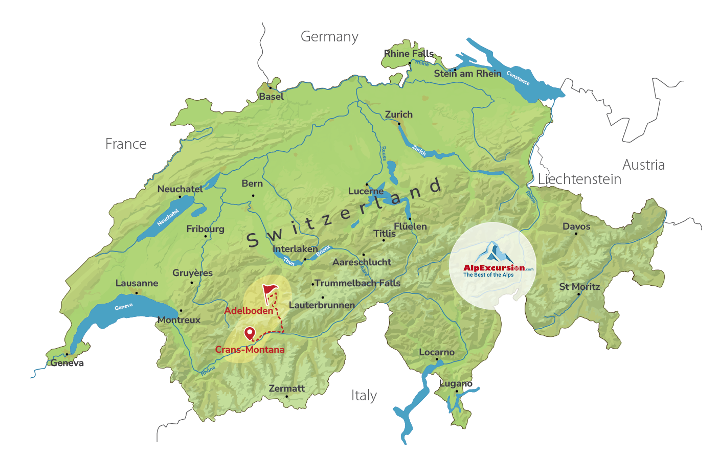 Alpine Family Fun: Hike and Bike in Adelboden from Crans-Montana