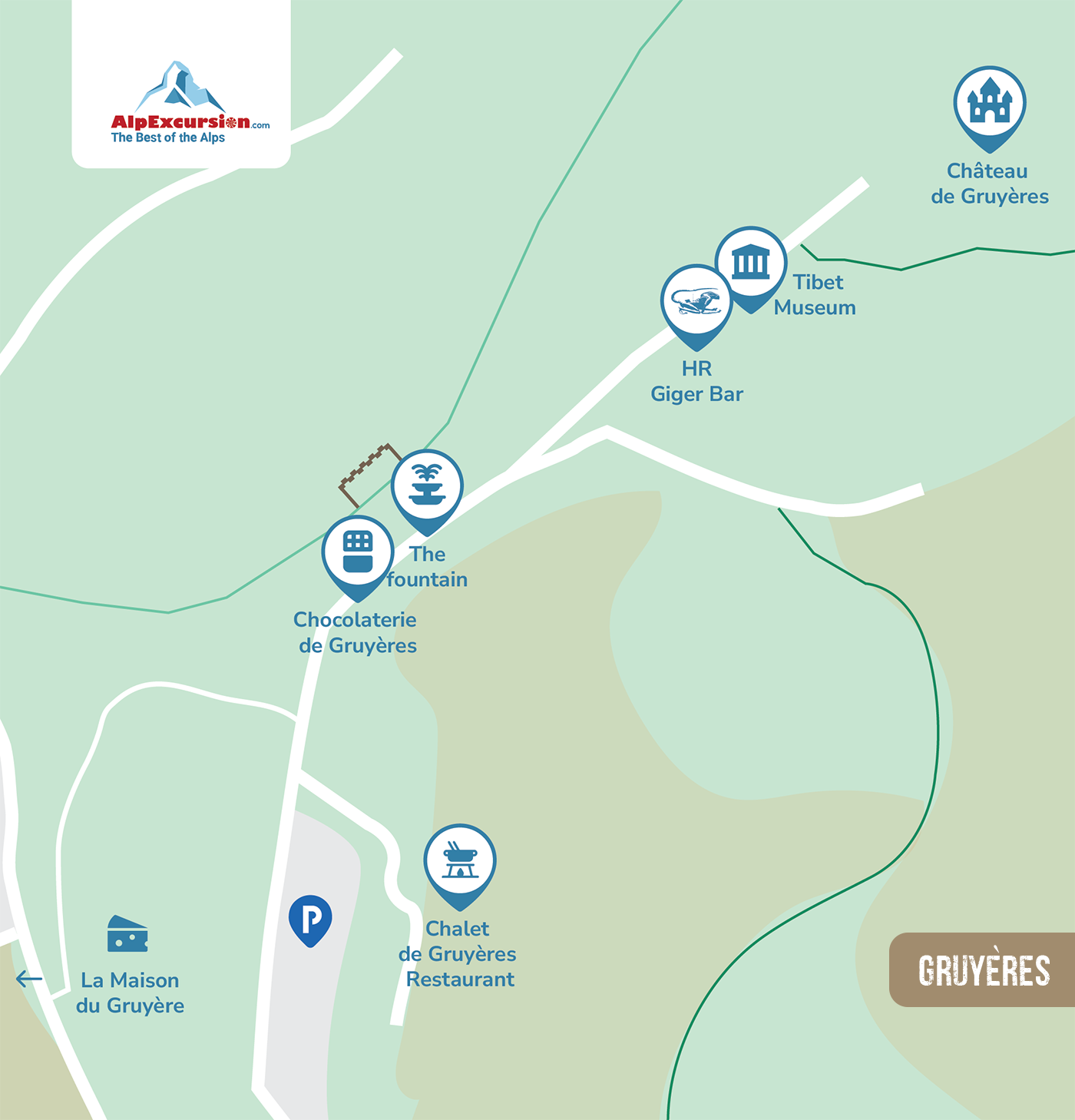 Guided Walking Tour in Gruyères