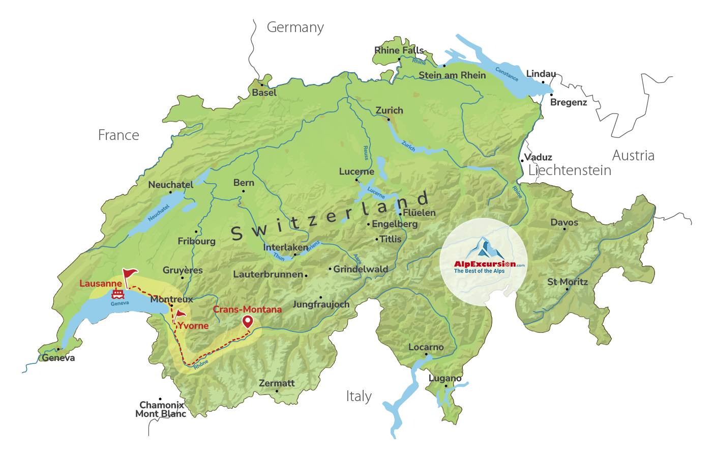 Lausanne Culinary Boat Trip & Vineyard Visit from Crans-Montana