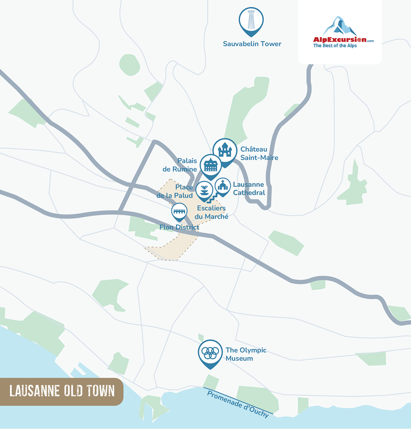 Guided Walking Tour in Lausanne