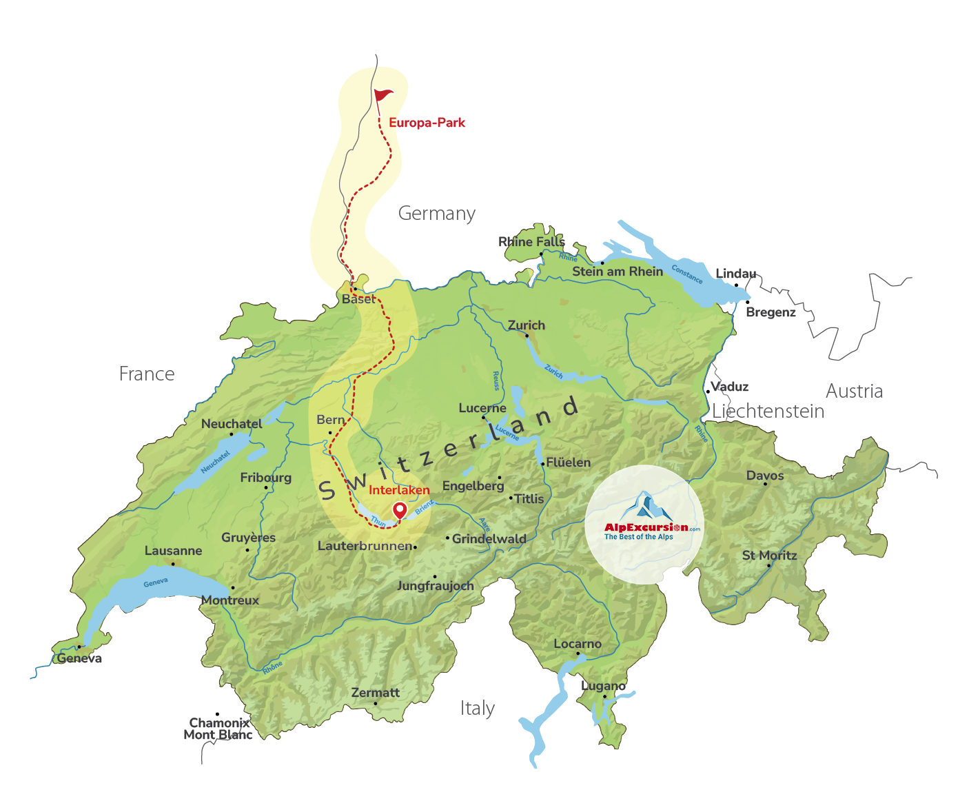 Trip to Europa Park from Interlaken