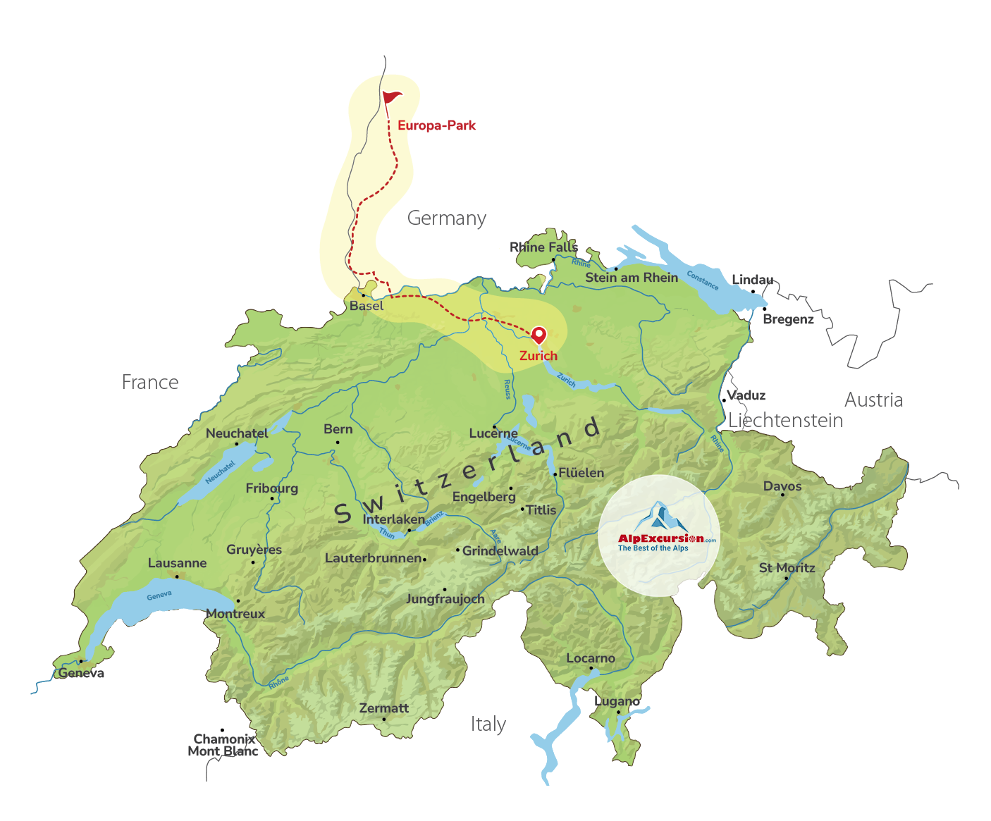 Trip to Europa Park from Zurich