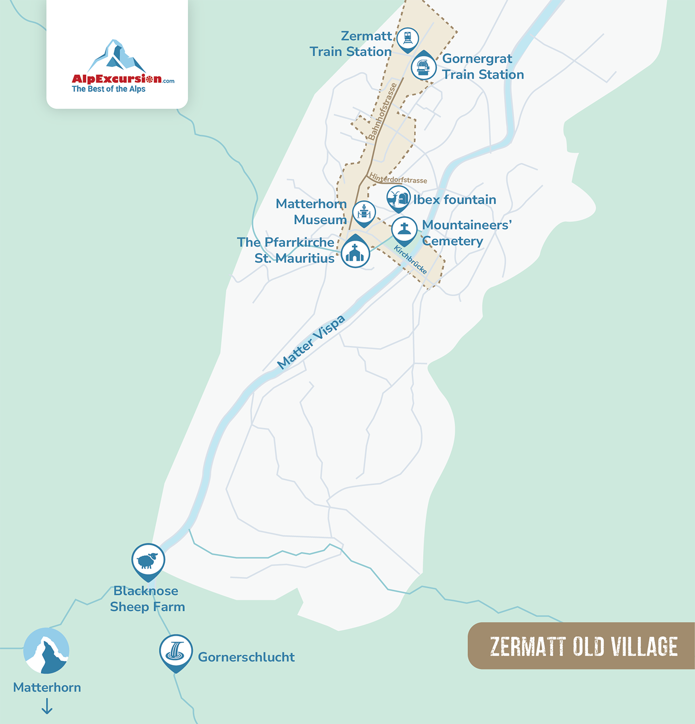 Guided Walking Tour in Zermatt Village