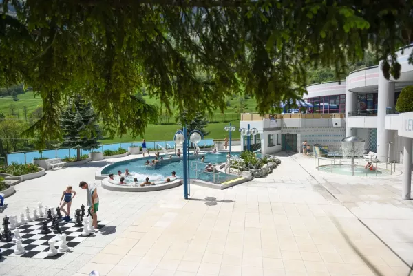 Thermal water in Leukerbad