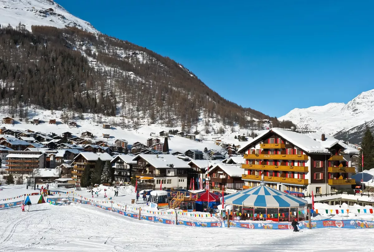 Snowy Saas Fee