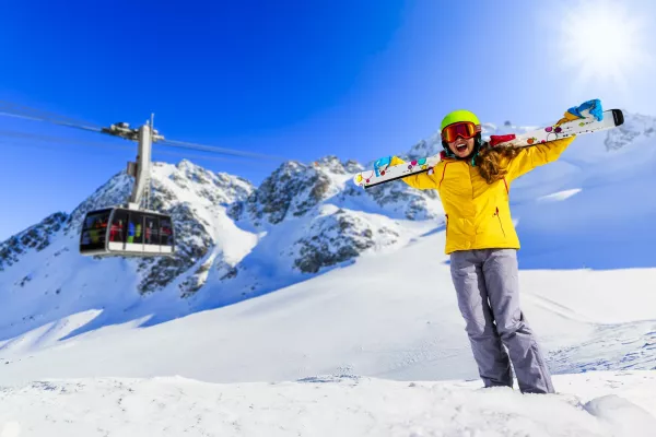 Skiing in Verbier Switzerland