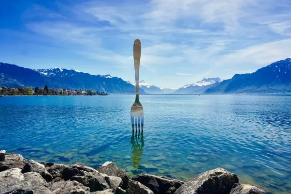 The fork alimentarium in Vevey