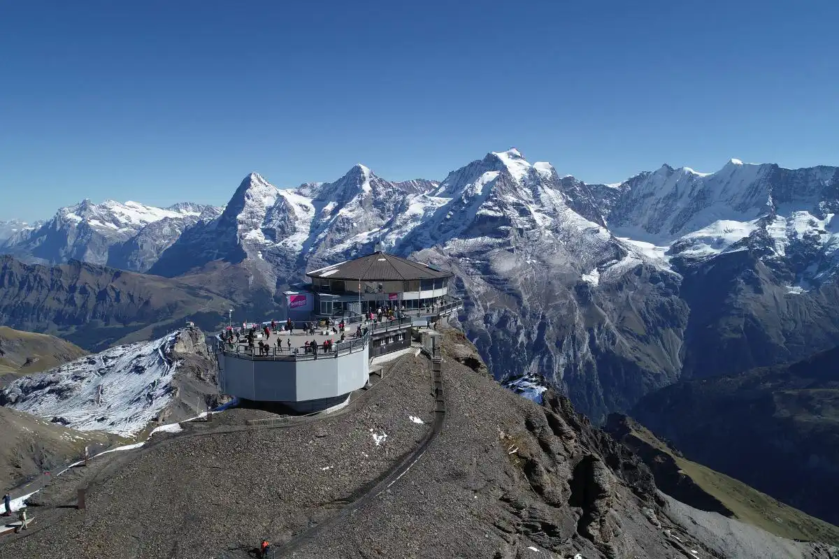 piz gloria observation deck on schilthorn
