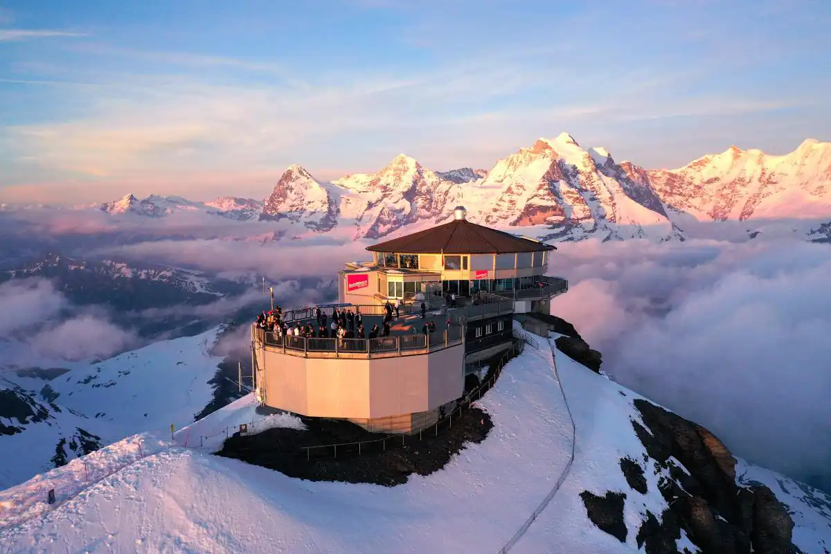 Piz Gloria Revolving Restaurant on Schilthorn