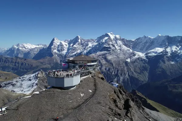 piz gloria observation deck on schilthorn