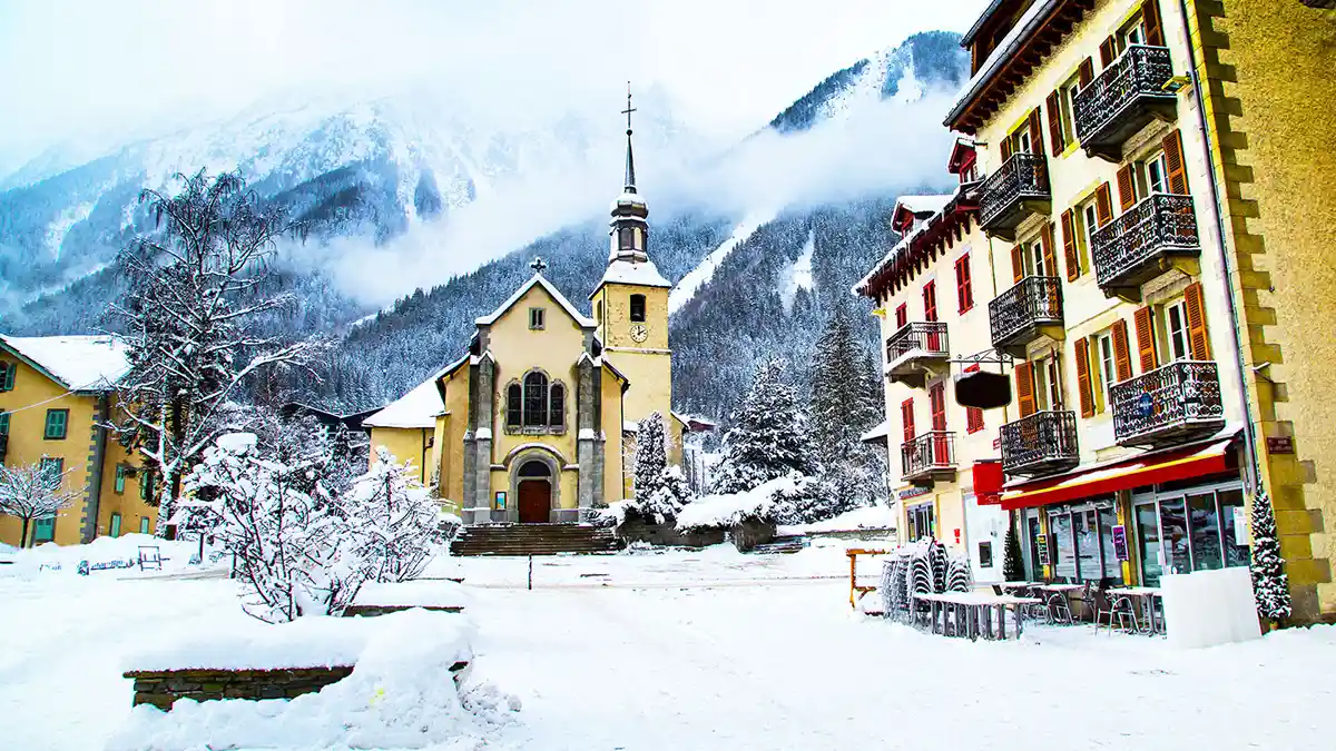 Church in Chamonix, France