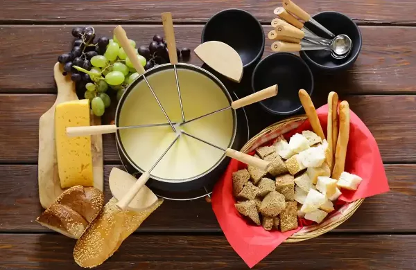 Fondue, a Popular Swiss Dish