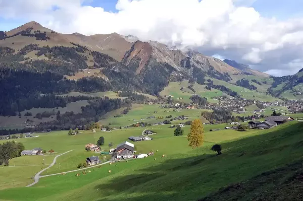 Pure Nature of Gruyeres Village