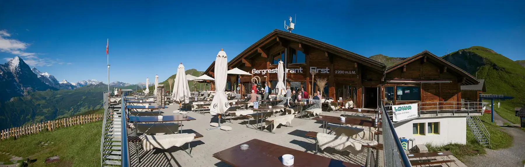 Grindelwald first restaurant first terasse