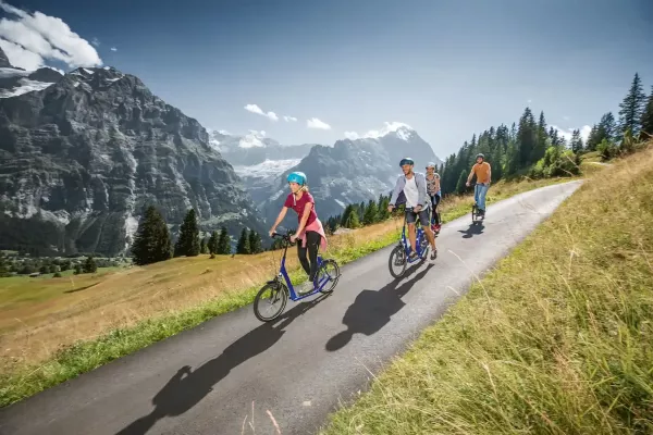 Grindelwald First Trottibike Vier Personen