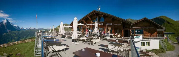 Grindelwald first restaurant first terasse