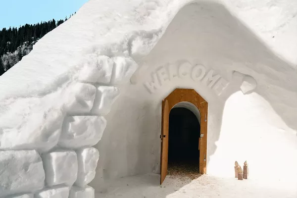 snow igloo