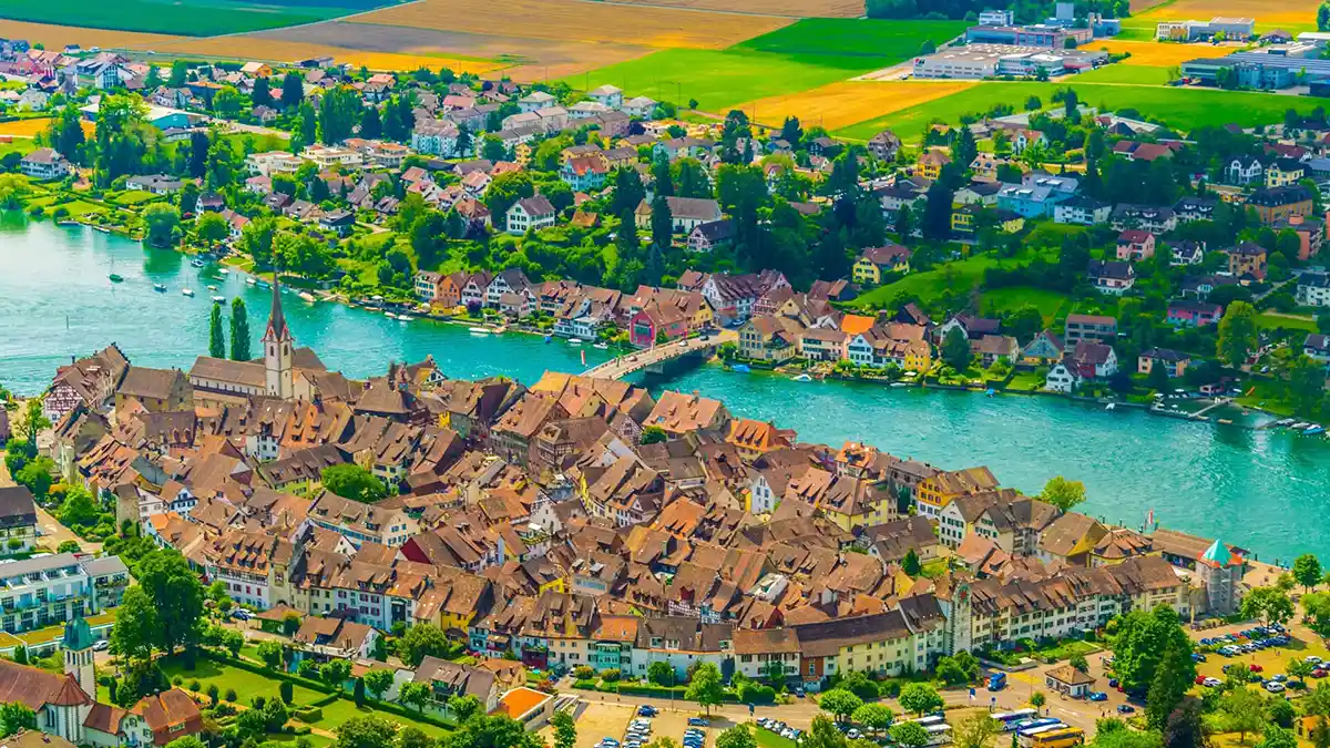 Picturesque town Stein am Rhein