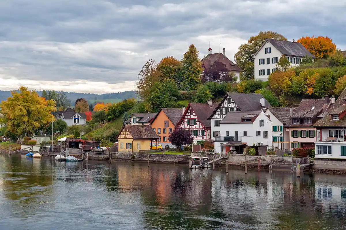 Stein am Rhein, a small historic town